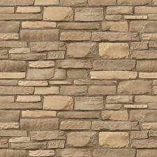  Media Nyomtatott tapéta, kőfal mintával, 220 x 135 cm tapéta, díszléc és más dekoráció