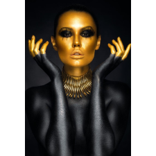  MÉDIA Portert női arany-fekete 2 fotótapéta, 135 x 225 cm tapéta, díszléc és más dekoráció