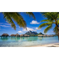  Média tapéta, egzotikus Bora Bora, 270 x 200 cm tapéta, díszléc és más dekoráció