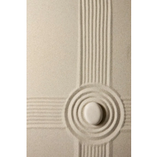  MÉDIA vászonfestmény, homok és kő 23, 70 x 105 cm grafika, keretezett kép