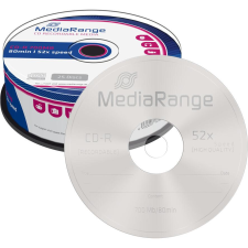 MediaRange CD-R 700MB  25pcs Spindel 52x (MR201) írható és újraírható média
