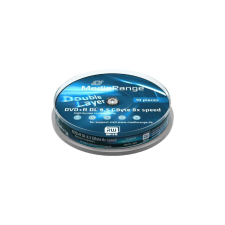 MediaRange DVD+R 8.5GB  10pcs Spindel Double Layer 8x (MR466) írható és újraírható média