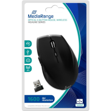 MediaRange MROS208 Wireless 5-button Optical Mouse Black (MROS208) egér