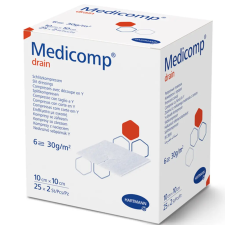  Medicomp Drain nedvszívó sebpárna Y bevágással, 6rtg, steril, steril, 1010x1x10 cm 50db gyógyászati segédeszköz