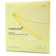 medicube Kojic Acid Turmeric Brightening Gel Mask 4× 28 g arcpakolás, arcmaszk