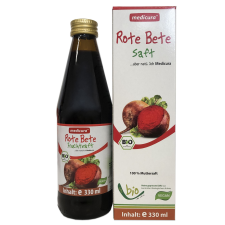 Medicura bio gyümölcslé 100% cékla 330 ml üdítő, ásványviz, gyümölcslé