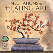  Meditations and Healing Art 2024 Mini Calendar – Nicholas (Nicholas Kirsten-Honshin) Kirsten-Honshin naptár, kalendárium