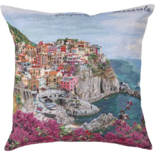  Mediterrán Cinque Terre párnahuzat 45x45 cm lakástextília