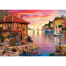 Mediterrán Kikötő Puzzle - 1500 Darab puzzle, kirakós