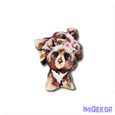  Medve figura 7x5cm dekorációs kellék