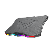 Meetion CP4040 17" RGB Laptop hűtőpad - Fekete laptop kellék