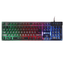Meetion K9300 Colorful Rainbow Backlit Gaming Keyboard Black HU billentyűzet