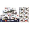 Mega Creative Építőjáték Katonai járművek 90-107 db/8változat