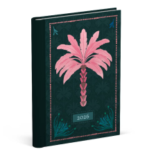 Mega-Papír 2004 Kft. Mega-Papír Határidőnapló 2026 Fragile Palm, black határidőnapló