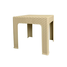 MEGA PLAST Kerti asztal BISTRO, krém 48cm kerti bútor