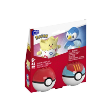 Mega Pokémon Pokéball - Piplup és Togepi játékfigura