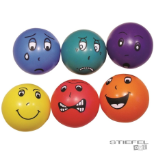 Megaform 6 fejecskés labda, 6 érzelemmel -20 cm játéklabda