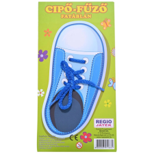 MEGAPLAST Cipőfűző fatáblán  Ajánlott 3-6 éves korig unisex (10823) kreatív és készségfejlesztő