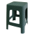 MEGAPLAST MEGA PLAST Puff II. 45x35,5x35,5 cm, polyrattan, sötétzöld