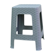 MEGAPLAST MEGA PLAST puff II 45x35,5x35,5 cm, polyrattan, szürke kerti bútor