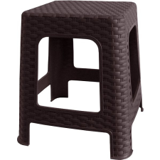 MEGAPLAST puff I 36x33x33 cm, polyrattan, wenge kerti bútor