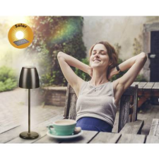 Megatron TAVOLA Solar (MT68059) Akkus asztali lámpa LED 2 W Fekete (MT68059) világítás