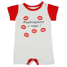 Meglátogatott a nagyi! feliratos napozó rugdalózó