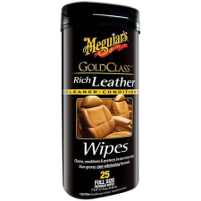 MEGUIAR'S Gold Class Rich Leather Wipes tisztítószer