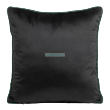  Mel kétoldalú bársony párnahuzat Sötétzöld/fekete 40x40 cm lakástextília
