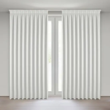  Melanie bársony sötétítő függöny Fehér 125x270 cm lakástextília