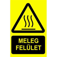  Meleg felület! - műanyag, 150*100 információs tábla, állvány