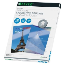 Meleglamináló fólia, 100 mikron, A4, fényes, UDT technológiával, LEITZ "iLam" lamináló gép