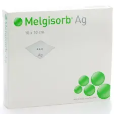  Melgisorb AG 10x10 cm ezüstaligát kötszer gyógyászati segédeszköz