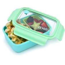 Melii Bento Box snack doboz, kék uzsonnás doboz