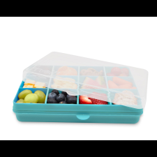 Melii Snackle Box snack doboz, kék-zöld (790693189006) uzsonnás doboz