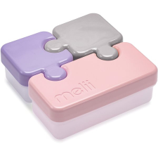 Melii uzsonnás doboz Puzzle rózsaszín, lila, szürke uzsonnás doboz