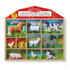 Melissa &amp; Doug Állatfigurák, 10db-os játékfigura