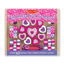 Melissa & Doug fa gyöngy szett - ragyogó szívek kreatív és készségfejlesztő