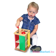 Melissa & Doug Fa Készségfejlesztő Játék, Kis Golyópálya kreatív és készségfejlesztő