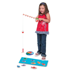 Melissa & Doug Fa készségfejlesztő játék, Mágneses-számos horgászat kreatív és készségfejlesztő