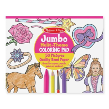 Melissa & Doug Jumbo színező - Pink gyermek- és ifjúsági könyv