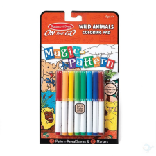 Melissa & Doug Kreatív játék, Mágikus színező füzet, vadállatok kreatív és készségfejlesztő