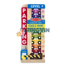 Melissa & Doug Melissa & Doug: Fa Készségfejlesztő Játék, Színes-Számos Autós Parkolótorony készségfejlesztő