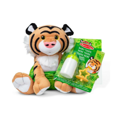  Melissa &amp; Doug, szerepjáték, plüss bébi tigris plüssfigura