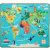 Melissa & Doug A világ körül játszószőnyeg 100x90cm - Melissa & Doug