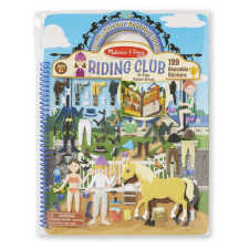 Melissa & Doug Bolyhos matrica készlet Lovasklub matrica