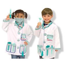Melissa & Doug Costum carnaval copii Medic Melissa és Doug jelmez