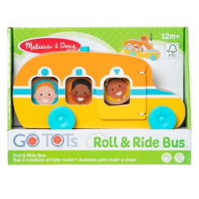 Melissa & Doug Fa játékbusz kiegészítőkkel Rostogol GO TOTs kollekció kreatív és készségfejlesztő