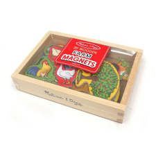 Melissa & Doug Farm mágnesekkel fadobozban kreatív és készségfejlesztő