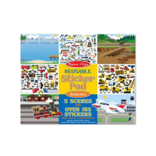 Melissa & Doug Járművek újrahasználható matrica szett - Melissa & Doug matrica